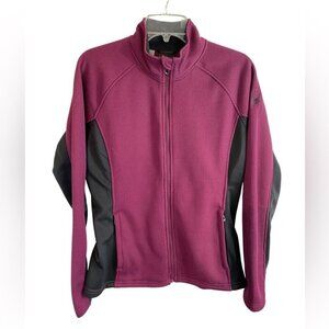 NWOT  Spyder Constant Burgundy Full-Zip Fleece Jacket Ladies L